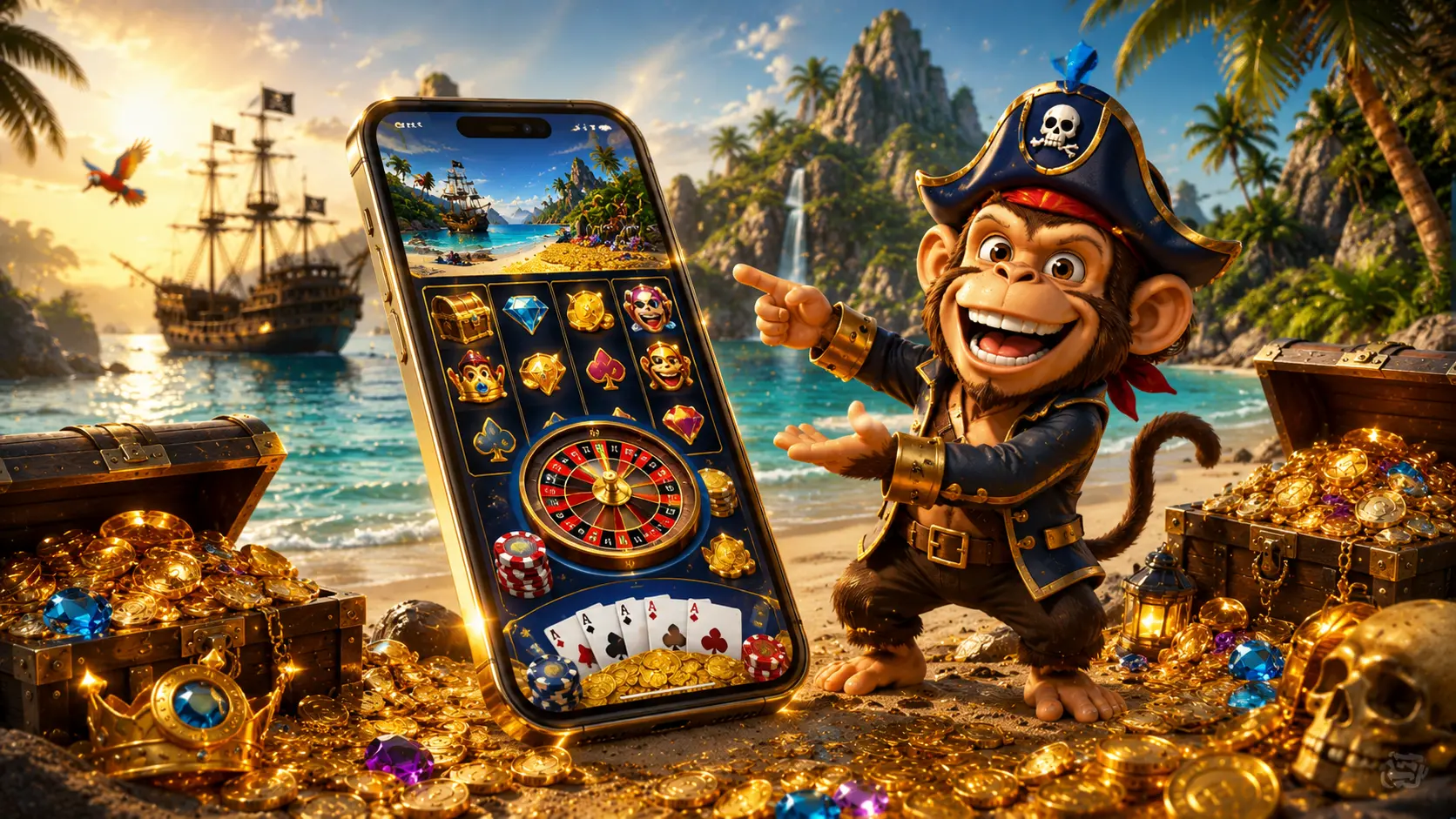 Winner Island mobile app